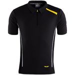 Mens Black Polo T-Shirt Xl