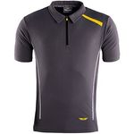 Mens Grey Polo T-Shirt Xl