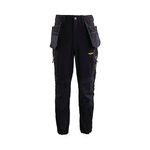 Tech Mens Black Cargo Trousers L