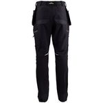 Tech Mens Black Cargo Trousers L