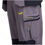 Tech Mens Grey Cargo Trousers M