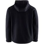Mens Black Hooded Softshell Jacket S