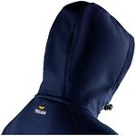 Mens Nvy Hooded Softshell Jacket 2Xl