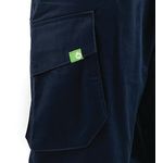 Mens Navy Cargo Trousers 32R