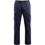 Mens Navy Cargo Trousers 42R