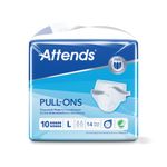 Attends Pullons Pant Sz 10L X4 Pk14