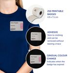 Self-Adhesive Visitor Badges Roll