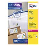 Avery Lsr Shp Lbls 10L/Sh Wht Bx100