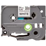 Brother Tze Tpe 24Mmx8M Blk/Wht Tpe