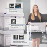 Bankers Box Stor Box Large Grey Pk10