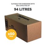 Fellowes Shredder Bags 94L Pk50