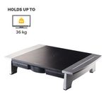 Office Suites Std Mon Stand Blk/Slv