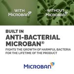 Microban Antibacterial Mouse Mat Blk