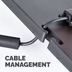 Fellowes Prem Mon Stand+ Graphite