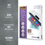Enhance80 Lamg Pouch A4 Gloss Pk100