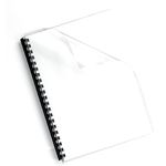 Fellowes Clr Pvc Covers 150Mi Pk100