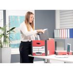 Premium Tall Storage Box Red Pk5