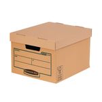 Earth Series Storage Box Brown Pk10