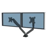 Fellowes Platinum Dual Mon Arm Black