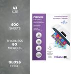 Fellowes Lam Pouch 160Mic A3 Pk500
