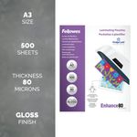 Fellowes Lam Pouch 160Mic A3 Pk500