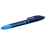 Bic 4 Colours Pro Ballpoint Blk Pk12