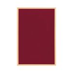 Burg. Felt Notice Board 180X120Cm