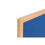 Blue Felt Notice Board 120X90Cm