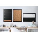 Blk/White Message Boards Blk Pack 3