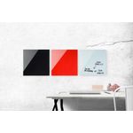 Glass Magn Brd White Frameless 48X48