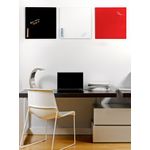 Glass Magn Brd White Frameless 48X48