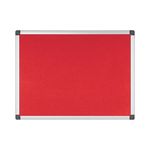 Bi-Office Noticeboard 60X45Cm Red