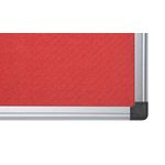 Bi-Office Noticeboard 60X45Cm Red