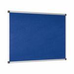 Bi-Office Felt Board 600X900 Blu/Alu