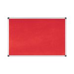 Bi-Office Noticeboard 120X120Cm Red