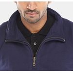 Quarter Zip Sweatshirt Navy Blue Xl