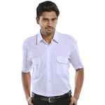 Pilot Short Sleeve Shirt White 16.5