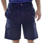 Cargo Pocket Shorts Navy Blue 44