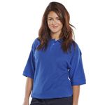 Click Short Sleeve Polo Ro Blue L