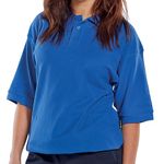 Click Short Sleeve Polo Ro Blue M