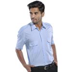 Pilot Short Sleeve Shirt Sk Blu 16.5