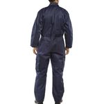 Click Quilted Boilersuit Nvy Blue 50