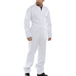 Beeswift Boilersuit Ctn Drill Wht 52