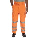Rail Spec Hi Vis Trousers Orange 38T