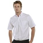 Oxford Short Sleeve Shirt White 17.5