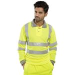 Polo Shirt Lng Sleeve Syellow 4Xl