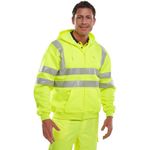 Zip Up Hooded Sweatshirt Syellow Xl