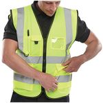 Exec Hi Vis Waistcoat Syellow Xl