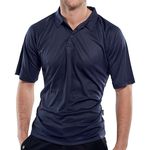 B-Cool Short Sleeve Polo Navy M