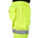 Hi Vis Jogging Bottoms Sat Ylw 3Xl